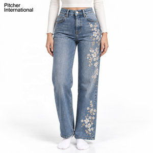 Wholesale womens jeans Bootcut jeans Stretch denim jeans Private Label Supplier for US Fashion Brands - Product Image 1