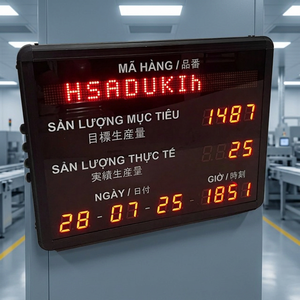 Compteur numérique LED multi-langues en plastique avec minuterie pour bus et usage international, facile à utiliser - Product Image 3