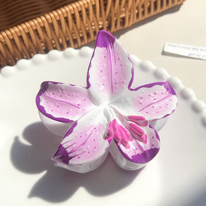 Japanese Sweet Girl <strong>Flower</strong> Hairpin <strong>Colorful</strong> Plastic Ball Head Plate and Shark Clip Daily Use 9cm Wholesale Female <strong>Hair</strong> <strong>Claws</strong> - Product Image 5