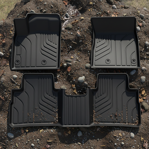 Pour GS350 pour G20 Scion <span class=keywords><strong>TC</strong></span> TPE Tapis de sol de voiture en TPE aiguilleté de 3 mm d'épaisseur, ensemble complet de 2 pièces pour G500 Forester 7 places 2008 - Product Image 2