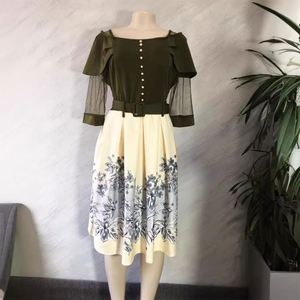 Elegant <strong>Linen</strong> Printed <strong>Beach</strong> <strong>Dresses</strong> for Women - Spring/Summer Styles - Product Image 3