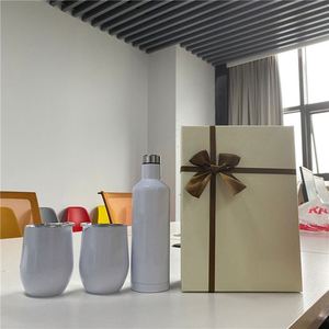 500Ml 304 Stainless <b>Steel</b> Double Walled Vacuum Insulated 17Oz <b>Bottle</b> and 2 Pack 12 Oz Wine Tumblers for Sublimation - Product Image 2