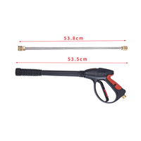 Pistolet à pression hydraulique haute pression pour lavage de voiture Pistolet à jet d'eau Pistolet à pression lance pour tuyau d'eau Jeu de buses