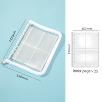 Autocollant organisateur classeur autocollant stockage Album A5 autocollant livre collecte Album pour la collecte réutilisable support livre