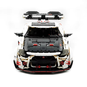 10630 Super Car Series GTR <b>Building</b> <b>Block</b> Racing Car High-Difficulty Mechanical Assembly Model Toy - Product Image 5