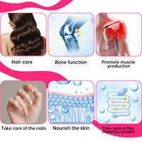 Collagène hydrolysé en poudre de canneberge, boisson supplémentaire de collagène pour la beauté de la peau et anti-âge
