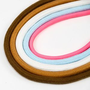 Corde épaisse en polyester tricoté multi-brins de 4 mm, couleur naturelle, douce, pour le bricolage – Offre spéciale - Product Image 1