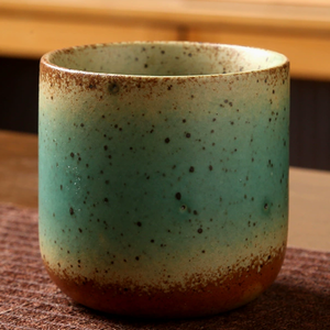 Taza de Café <span class=keywords><strong>Japonesa</strong></span> Retro de Cerámica <span class=keywords><strong>sin</strong></span> <span class=keywords><strong>Asa</strong></span>, Taza de Latte de Cerámica Rústica, Taza Tradicional de Matcha para Leche, Té de la Tarde, Hogar, Cafetería - Product Image 4