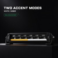 Barre lumineuse LED HSSH 10 pouces brevetée bicolore 90W 12-24V avec garantie de 24 mois pour véhicules tout-terrain 4x4
