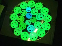 12 couleurs brillant foncé phosphorescent photoluminescent poudre de pigment lumineux pour ongles résine peinture encre artisanat 1kg
