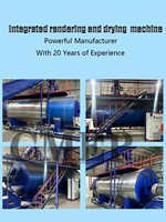 Machine de traitement des déchets animaux ISO9001 CMJ-1 1.0 T/lot avec enregistrement automatique des données par PLC pour traitement centralisé régional inoffensif