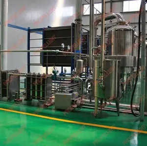200/500/1000L Juice Pasteurizer Pasteurization Machine Uht Milk Sterilizer Heat Exchanger