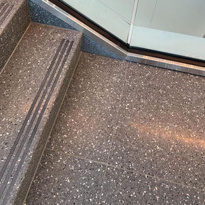 Baldosa de <span class=keywords><strong>Terrazo</strong></span> Moderna Blanca y Gris de 60x60, 20 mm de Grosor, Mejor <span class=keywords><strong>Precio</strong></span> al por Mayor para Pisos de Villas - Product Image 2