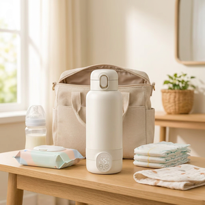 <b>Portable</b> Smart Baby Milk Warmer Bottle Digital Temperature Display Leakproof Travel <b>Electric</b> Breastmilk <b>Heater</b> Flask - Product Image 1