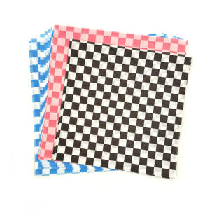 Papel de Envolver para Alimentos de 20*20cm con Logotipo Personalizado, Papel Antigrasa para Hamburguesas y Comida para Llevar - Product Image 2