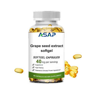 Capsules molles d'huile de pépins de raisin d'extrait de suppléments de fines herbes - Product Image 1