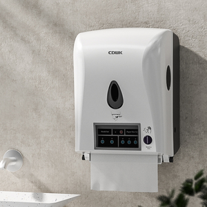 Dispensador Automático de Papel Higiénico sin Contacto, Dispensadores de Papel <span class=keywords><strong>Jumbo</strong></span> de ABS con Diseño de Cerradura para Baños Comerciales - Product Image 1