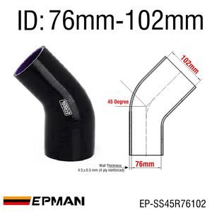 EPMAN 4 plis 45 degrés Silicone réducteur tuyau <span class=keywords><strong>Intercooler</strong></span> Turbo tuyau d'admission coupleur tuyau universel pour Honda pour Subaru - Product Image 6