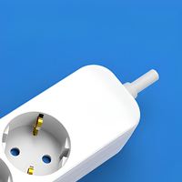 Regleta de Enchufes con 3 Tomas y Cable de Extensión de 1.5m, Enchufe Europeo, Cumple con el Estándar CEROSH, para Uso en Hogar y Oficina