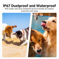 Localizador de Objetos MiLi MiTag con Funda de Cuero, Rastreador GPS Inteligente Compatible con Find My, IPX67, Antipérdida, para Llaves, Equipaje, Cartera
