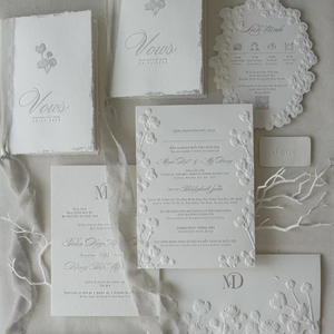 3D High-end <strong>Gift</strong> Postcards Customized High-end Greeting <strong>Cards</strong> Wedding Invitations Embossed Texture Cotton Paper <strong>Cards</strong> - Product Image 5