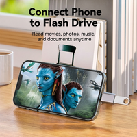 Adaptador OTG USB C USB 3.0 de Aleación de Aluminio, Mini Convertidor Hembra con Llavero, Salida DC, Compatible con Laptop y Teléfono Móvil, Protección Contra Cortocircuitos
