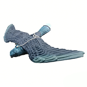 เหยื่อล่อสัตว์รบกวนรูปนกเหยี่ยว/นกกา ทำจากพลาสติกน้ำหนักเบา เหมือนจริง สำหรับไล่นกและสัตว์รบกวนในสวน ลดราคาพิเศษ - Product Image 4