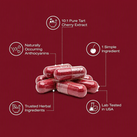 Prix Abordable – 60 Capsules – Soutien Acide Urique – Confort Articulaire – Supplément Haute Puissance 3600mg – Extrait de Cerise Amère en Capsules