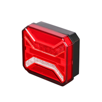 Feux arrière de caravane 12V, feux arrière carrés à LED, feux arrière combinés, feux arrière de camion