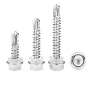 Stainless Steel Self Drilling Screw M6.3 Metric Coarse Thread Fully Threaded For Plastic Roofing Sheets - Product Image 2