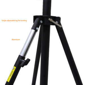 WP-163-1B Chiều cao có thể điều chỉnh Crank-up <span class=keywords><strong>Tripod</strong></span> chiếu sáng đứng với 3/8 "đầu kim loại - Product Image 6