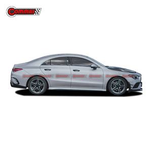 Offre Spéciale mise à niveau vers le Kit de carrosserie de jupe latérale de lèvre avant arrière en fibre de carbone sèche de Style CSS pour <span class=keywords><strong>Mercedes</strong></span> Benz CLA 35 AMG W118 - Product Image 4