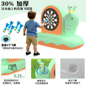 फुलाया हुआ स्क्रिल डर्ट बोर्ड के बच्चों मजेदार पूल फ्लोट्स खिलौने गेंद टॉस वेलक्रो थ्रो डार्ट्स खेल इंफ्लेटेबल लक्ष्य - Product Image 3