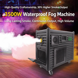 3500W Geräuscharme Bühnen-Nebelmaschine DMX512 Kontinuierliche Nebelausgabe mit Einstellbarem Schalldämpfer für Konzerte - Product Image 1
