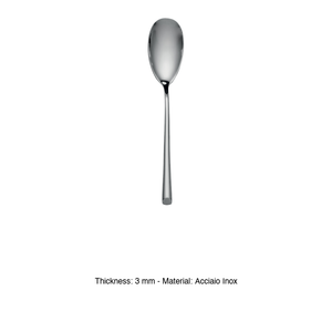Cuillère à dessert Pinti Trumpet 18/C en acier inoxydable, épaisseur 3 mm, sans nickel, Pintinox - Product Image 3