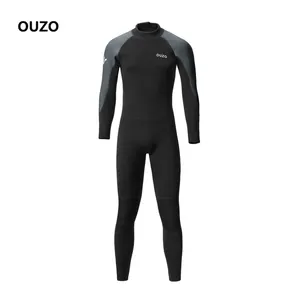 1.5mm combinaison à manches longues une pièce combinaison hommes chaud crème solaire hiver maillot de bain <span class=keywords><strong>Surf</strong></span> costume méduse vêtements usine - Product Image 1