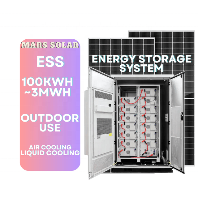 Outdoor Use Complete Solar Home Battery Storage System 50Kw 100Kwh 200kwh Solar Off Grid Energy System With Lithium Ion Battery