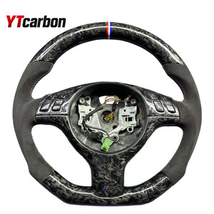 <span class=keywords><strong>Volant</strong></span> en cuir suédé italien personnalisé YTcarbon avec fibre de carbone forgée pour BM-W <span class=keywords><strong>M3</strong></span> M5 <span class=keywords><strong>E46</strong></span> E39 X5 E53 Z3 E36 - Product Image 5