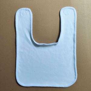 Qualisub Bavaglini Personalizzabili in 100% Poliestere Super Morbido Effetto Cotone per Sublimazione, Bavaglini Vuoti per Stampa a Caldo - Product Image 4