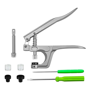 Kit de pinces à <span class=keywords><strong>pression</strong></span> en forme de U, boutons à <span class=keywords><strong>pression</strong></span> en résine plastique T5, boutons à <span class=keywords><strong>pression</strong></span> <span class=keywords><strong>pour</strong></span> tissu, machine à presser les boutons, outil de couture DIY - Product Image 1