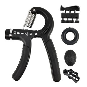 Agarrador de mano ajustable de 5-60 kg, ejercitador de mano para fitness, entrenamiento de muñeca, fortalecedor de dedos y manos para pacientes. - Product Image 1