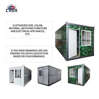 Maison Modulaire Conteneurisée en Bois Pliable de Luxe Moderne (10ft, 20ft, 40ft) – Kits Préfabriqués pour Chambre à Coucher – Prix Compétitifs