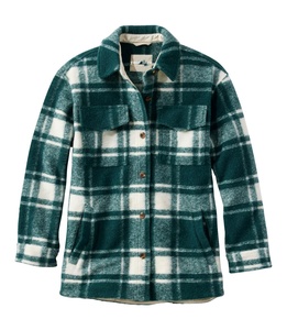 Brushed Shacket Fall Winter Digital Print Thick Shirt <strong>Check</strong> <strong>Jacket</strong> <strong>Ladies</strong> Soft Thick Coats Flannel Fleece Plaid Women Overshirt - Product Image 6