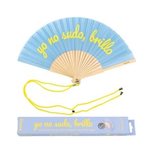 Ventilateur à main en tissu Polyester personnalisation publicitaire ventilateur pliant impression pleine page ventilateurs en bambou pour femmes hommes enfants fête mariage - Product Image 6