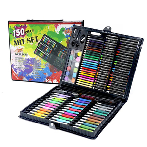 High Quality Art Supplies Coloring Art Set 150 Pcs Stationery Drawing Art Stationery Painting Set For Kids