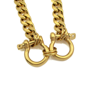 Nuova collana di novità personalizzata estetica in acciaio inossidabile ciondoli catena gioielli regalo Collares De Moda Mujer Charms gioielli - Product Image 4