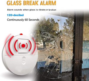 Ultra-sottile rotondo porta/finestra sensore di vibrazione allarme ABS materiale plastico alimentato a batteria <span class=keywords><strong>per</strong></span> la sicurezza domestica - Product Image 6