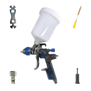 Pistola de Pulverización Profesional de Alta Calidad ABST Pro HVLP para Automóviles, Aleación de Aluminio OEM, Tanque de 600 ml, Alimentación por Gravedad, Boquilla de 1.7 mm, Alcance de Pulverización de 15-35 cm - Product Image 6