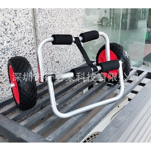 Carrito de aluminio para kayak con 2 ruedas, portátil, para transporte de canoa y tabla de paddle surf - Product Image 2