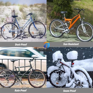 EVA Matériau <span class=keywords><strong>Anti</strong></span>-Poussière <span class=keywords><strong>Pluie</strong></span> <span class=keywords><strong>Protection</strong></span> Uv Étanche Facile À Monter Gris Moto Vélo Couverture De Vélo Pour Le Stockage À L'extérieur - Product Image 6